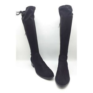 CHARLES Womens Black Round Toe Dress Boots Shoes 5